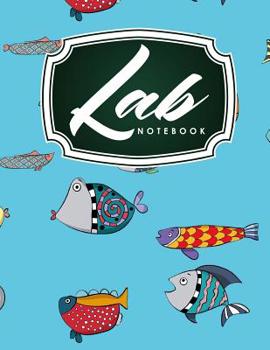 Paperback Lab Notebook: Chemistry Lab Notebook, Lab Notebook Paper, Lab Notebook For Kids, Scientific Lab Notebook, Cute Funky Fish Cover Book