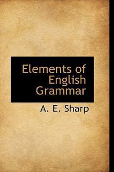 Paperback Elements of English Grammar Book