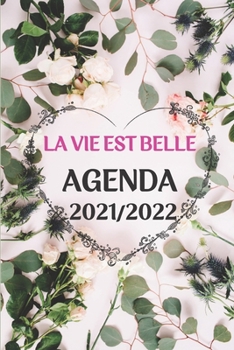 Paperback Planner 2021/2022: Agenda semainier aôut 2021-aôut 2022 simple et efficace. Idéal pour enseignant, ado, public large. Indispensable pour [French] Book