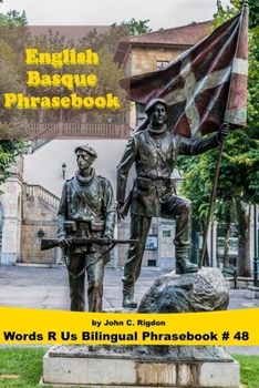 Paperback English / Basque Phrasebook Book