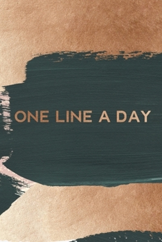 Paperback One Line A Day: Diary for Daily Journal Writing. A Five-Year Memory Book for Daily Reflections and Mindful Journal Writing. Book