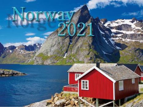 Staple Bound 2021 Norway Wall Calendar Book