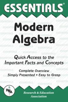 Paperback Modern Algebra Essentials Book