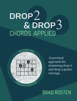 Paperback Drop 2 and Drop 3 Chords Applied: Volume 1 Book