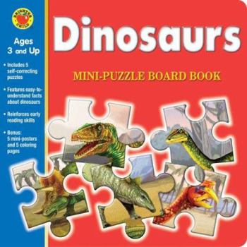 Dinosaurs Mini-Puzzle Book [With Poster]