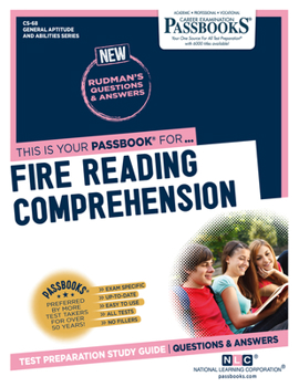 Paperback Fire Reading Comprehension (Cs-68): Passbooks Study Guide Volume 68 Book