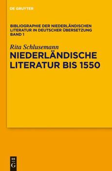 Hardcover Bibiographie Der Niederlandischen Literatur in Deutsher Ubersetzung (1) [German] Book