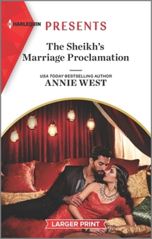 Mass Market Paperback The Sheikh's Marriage Proclamation [Large Print] Book