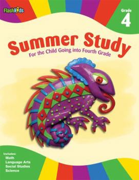 Paperback Summer Study: Grade 4 (Flash Kids Summer Study) Book