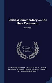 Hardcover Biblical Commentary on the New Testament; Volume 6 Book
