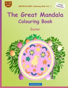 Paperback BROCKHAUSEN Colouring Book Vol. 1 - The Great Mandala Colouring Book: Easter Book