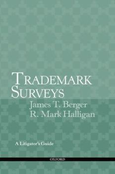 Paperback Trademark Surveys: A Litigator's Guide Book