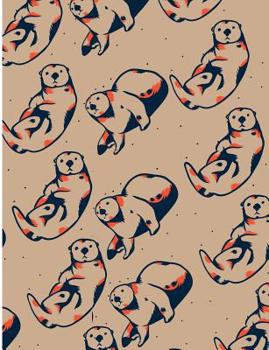 Paperback Sea Otter Patterns: Cute Otter College Ruled Line Notebook Book