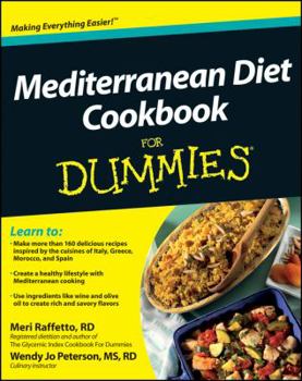 Paperback Mediterranean Diet Cookbook for Dummies Book