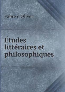 Paperback ?tudes litt?raires et philosophiques [French] Book