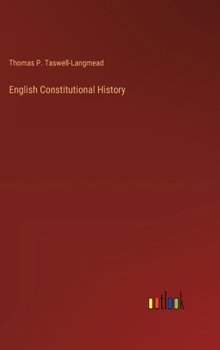 Hardcover English Constitutional History Book