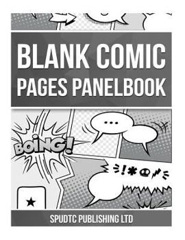 Paperback Blank Comic Pages Panelbook Book