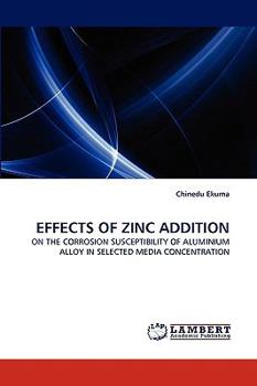 Paperback Effects of Zinc Addition Book