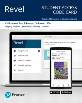 Revel for Civilizations Past and Present, Volume 2 -- Access Card