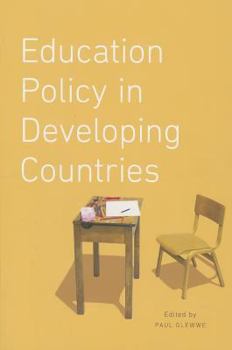 Paperback Education Policy in Developing Countries Book