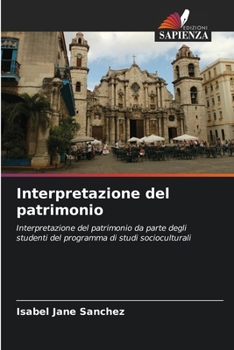 Paperback Interpretazione del patrimonio [Italian] Book