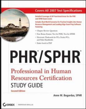 Paperback PHR / SPHR Professional in Human Resources Certification Study Guide Book