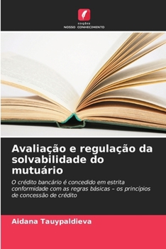 Paperback Avaliação e regulação da solvabilidade do mutuário [Portuguese] Book