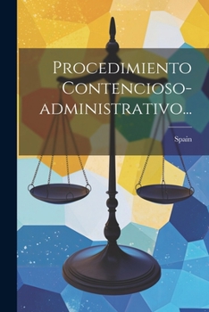 Paperback Procedimiento Contencioso-administrativo... [Spanish] Book