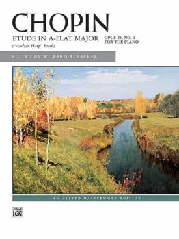 Paperback Etude in A-Flat Major, Op. 25, No. 1: Sheet Book