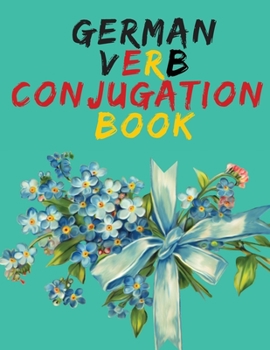 Paperback German Verb Conjugation Book.Learn German for Beginners Book;Educational Book. Book