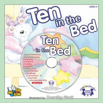 Paperback Ten in the Bed [With CD (Audio)] Book