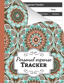 Paperback Personal Expense Tracker: Monthly Budget Planner Organizer / Ledger Book Worksheets / Budgeting Workbook Book