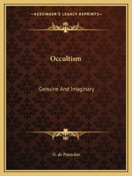 Paperback Occultism: Genuine And Imaginary Book