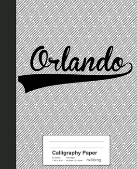 Paperback Calligraphy Paper: ORLANDO Notebook Book