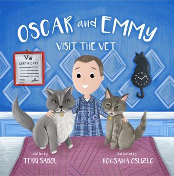 Paperback Oscar and Emmy Visit the Vet Book