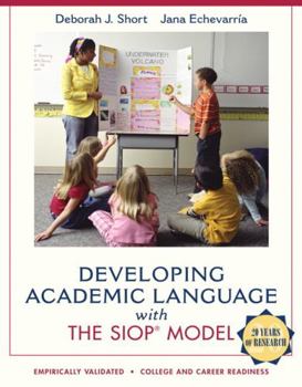 Paperback Developing Academic Language with the Siop Model Book