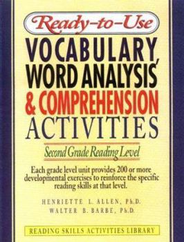 Spiral-bound Ready-To-Use Vocabulary, Word Analysis & Comprehension Activities: Second Grade Reading Level Book