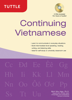 Paperback Continuing Vietnamese: Let's Speak Vietnamese (Audio Recordings Included) [With CDROM] Book