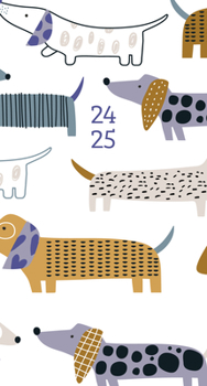 Calendar Woof 2024 3.5 X 6.5 2-Year Pocket Planner Book
