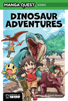 Paperback Manga Quest Science: Dinosaur Adventures Book
