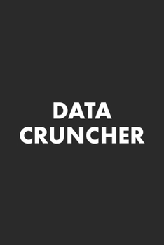Paperback Data Cruncher: Data Science Notebook Book