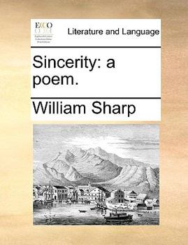 Paperback Sincerity: A Poem. Book