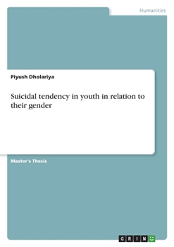 Paperback Suicidal tendency in youth in relation to their gender Book