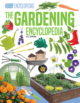 Library Binding Gardening Encyclopedia Book