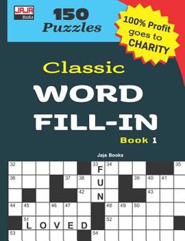 Paperback Classic WORD FILL-IN Book 1 [Large Print] Book