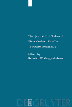 Hardcover Tractate Berakhot: Edition, Translation, and Commentary Book