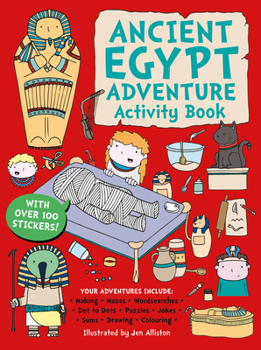 Paperback Ancient Egypt Adventure Activity Book