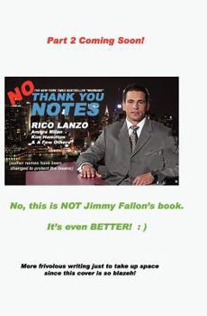 Paperback No Thank You Notes Book