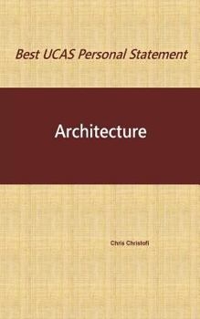 Paperback Best UCAS Personal Statement: ARCHITECTURE: Architecture Book