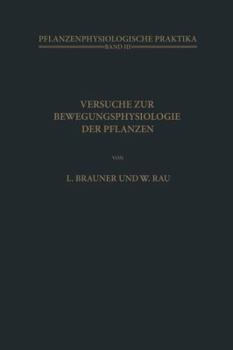 Paperback Versuche Zur Bewegungsphysiologie Der Pflanzen [German] Book